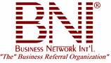 BNI, Business Network Int'l. "The" Business Referral Organization"