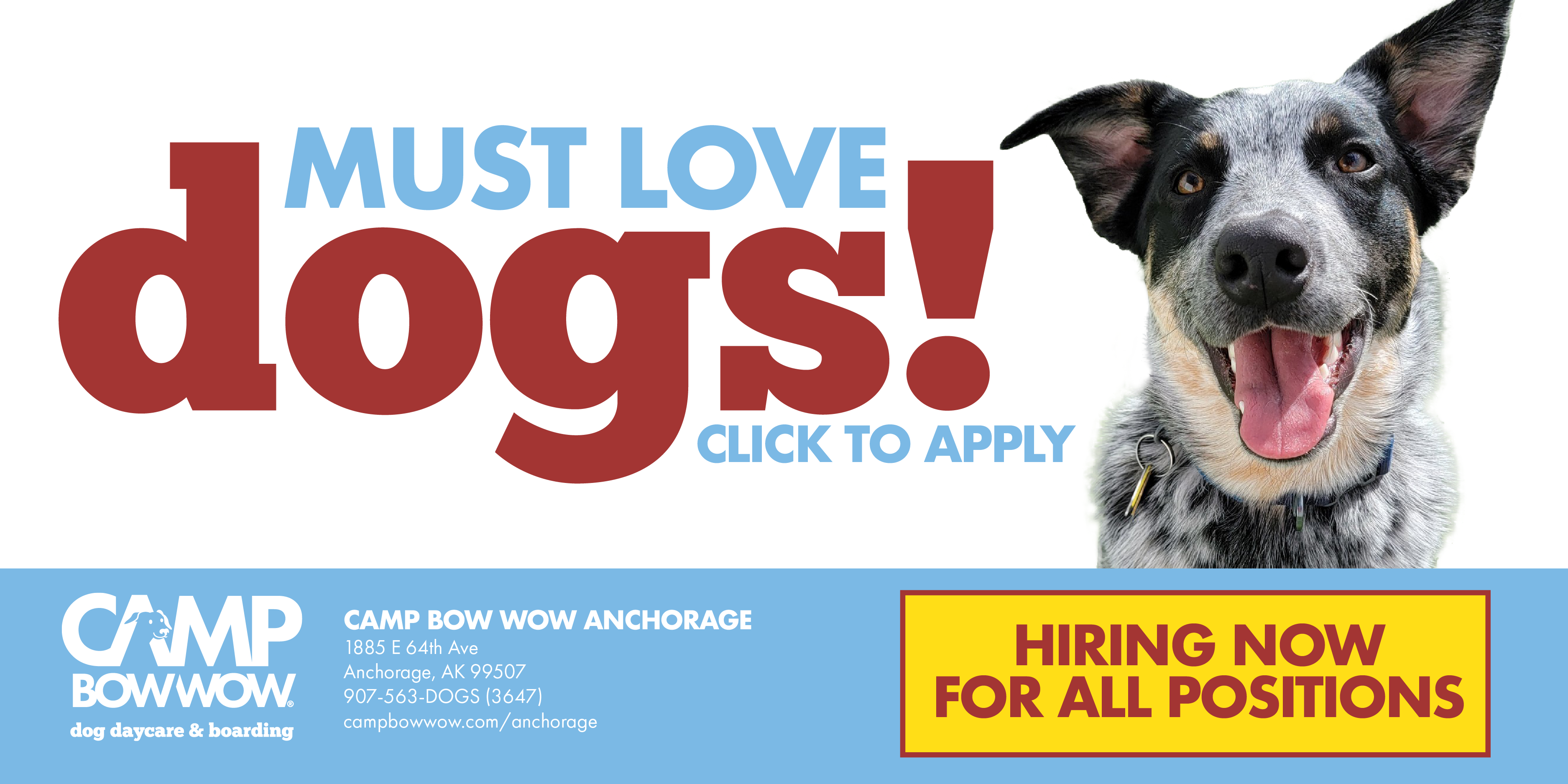 Now hiring banner