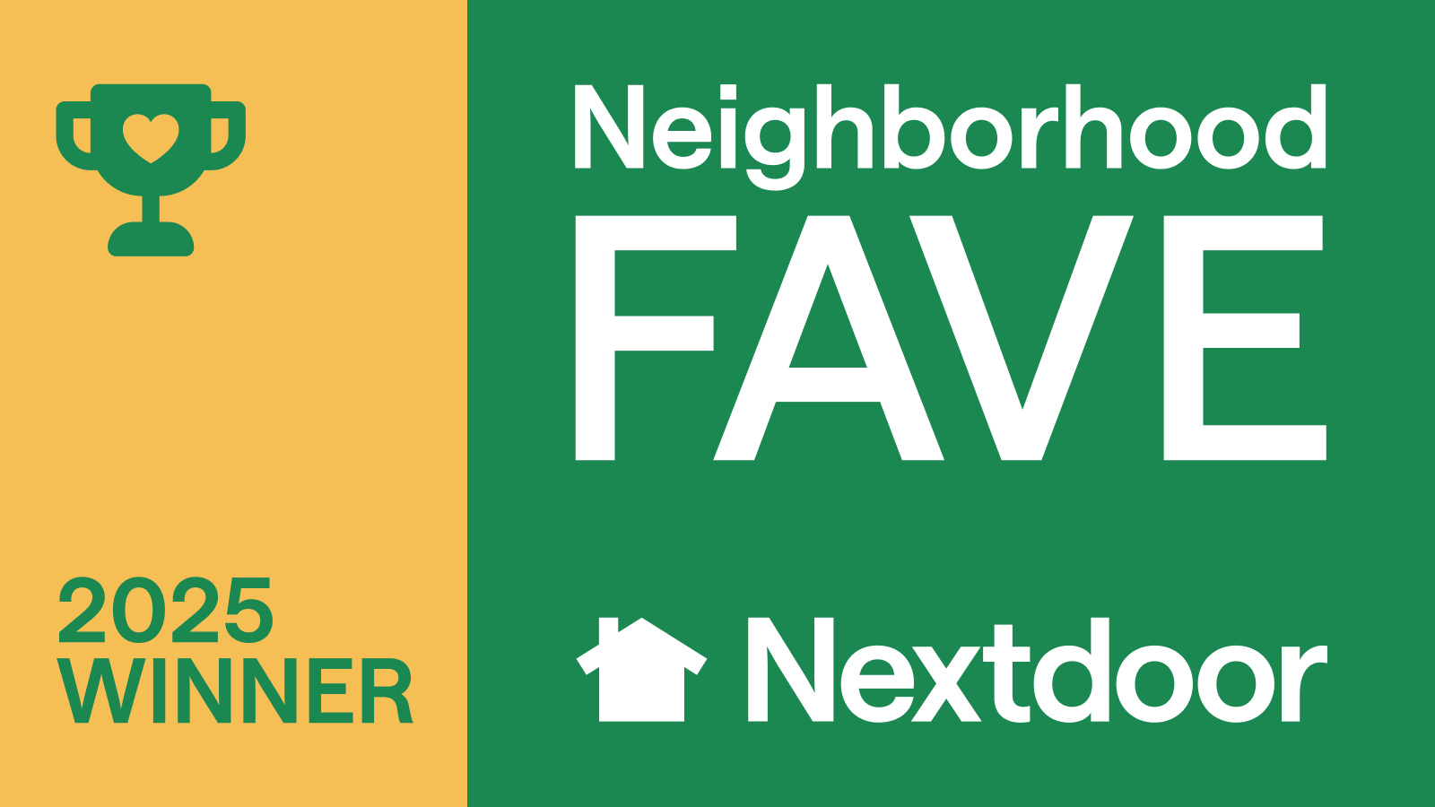 Nextdoor Neighborhood Fave 2025