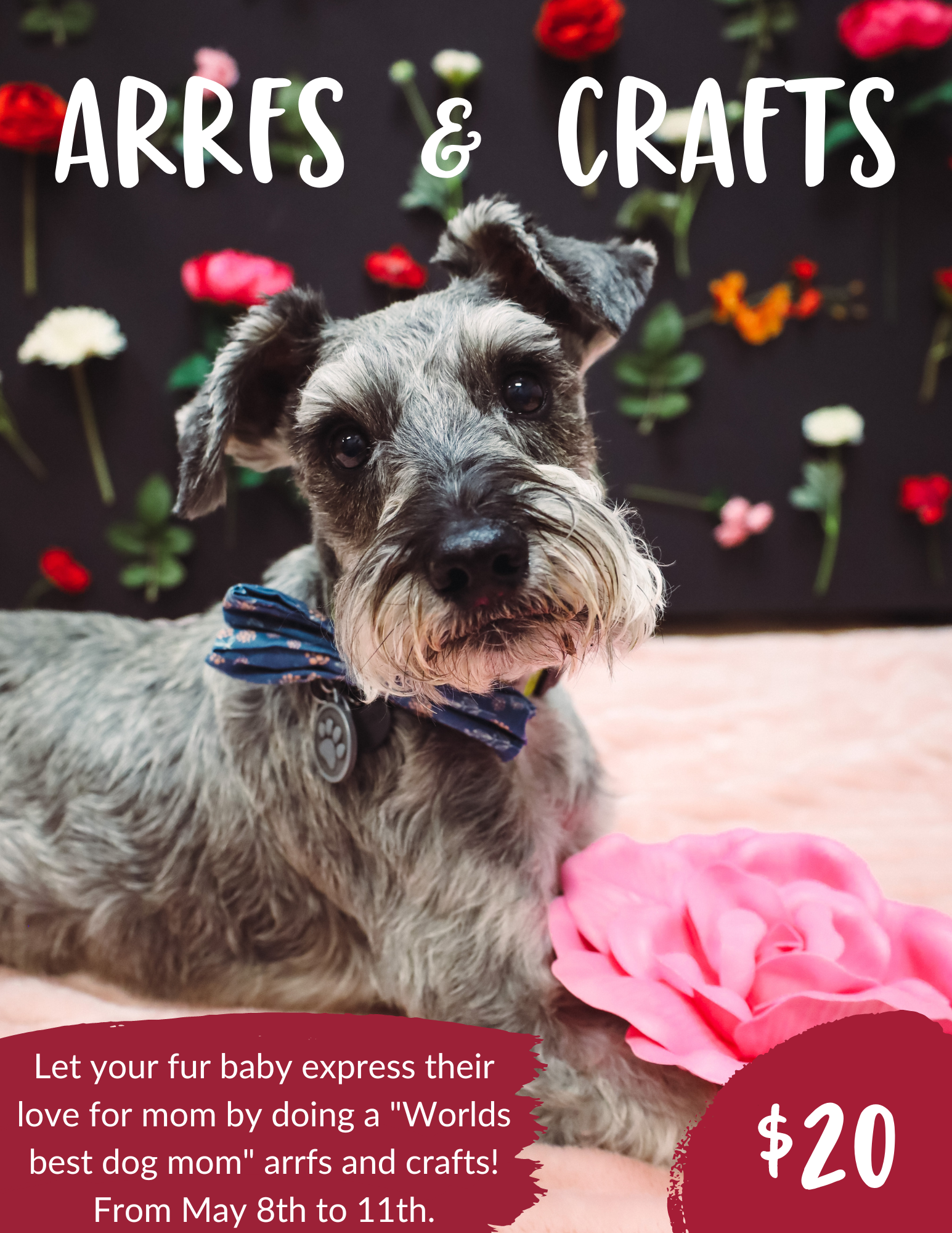 Arrs & Crafts May 8-11. $20