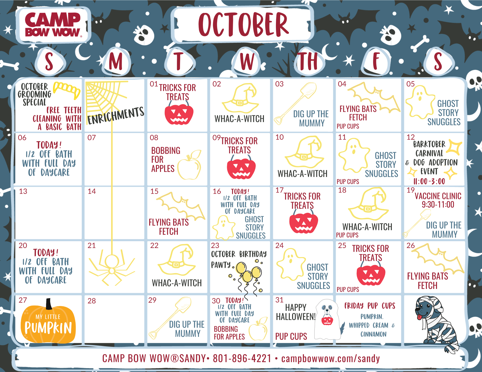 October calendar